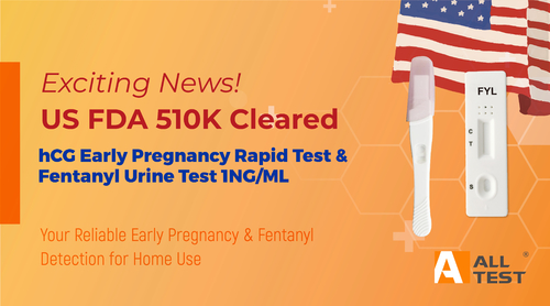 Latest company news about FDA 510 ((k) ได้รับการตรวจสอบ - AllTest: การตรวจสอบการตั้งครรภ์และยาในช่วงต้นที่น่าเชื่อถือ