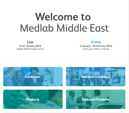 ข่าวล่าสุดของบริษัทเกี่ยวกับ ALLTEST เข้าร่วมนิทรรศการออนไลน์ Medlab Middle East 2022