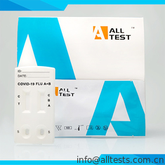 การทดสอบโรคติดเชื้อไวรัสโควิด -19 และไข้หวัดใหญ่ A + B Antigen