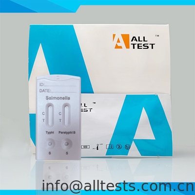 Good price ชุดทดสอบเร็วโรคติดเชื้อ อานติเจน Salmonella Typhi และ Paratyphi B ความแม่นยําการทดสอบ 97.8% ออนไลน์