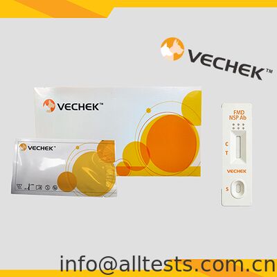 ราคาดี FMD NSP แอนติบอดี เร็วทดสอบ คาเซ็ต ผลการทดสอบรวดเร็ว ความแม่นยําสูง การทํางานง่ายใน WB / S / P ตัวอย่าง ออนไลน์