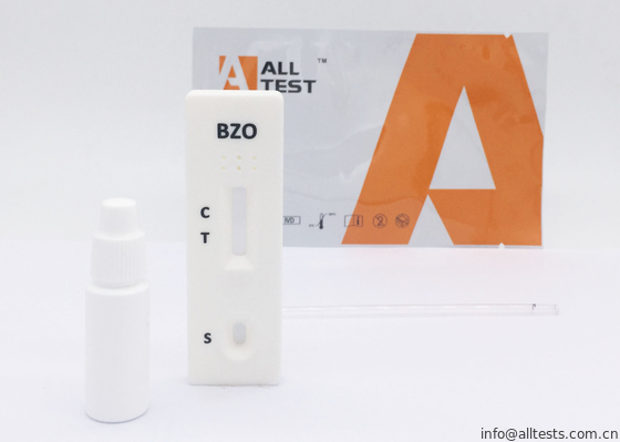 Good price Oxazepam BZO ยาเสพติดชุดทดสอบหนึ่งขั้นตอนเทปคาสเซ็ต OEM ISO13485 / CE ในทั้งเลือด / เซรั่ม / พลาสม่า ออนไลน์