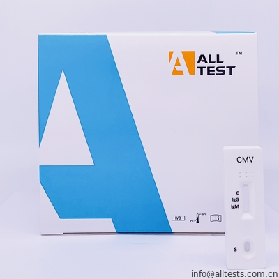 Good price แถบทดสอบการไหลด้านข้างความไวสูงชุดทดสอบ Rapid Rapid CMV IgG / IgM Rapid Test Cassette ออนไลน์
