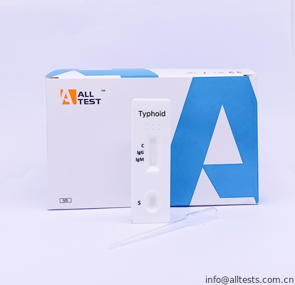 Good price ชุดทดสอบ Rapid Rapid Immunochromatographic Assays Flow Typhoid Rapid Test Cassette (เซรั่ม / พลาสม่า) ออนไลน์