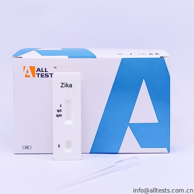 Good price Zika IgG / IgM Rapid Test Cassette ในเลือด / ซีรั่ม / พลาสม่าง่ายต่อการใช้ ออนไลน์