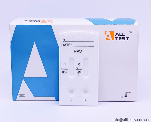 Good price AccurateHAV IgG / IgM Combo Rapid Test Cassette (เซรั่ม / พลาสม่า) ขั้นตอนเดียวด้วยความจำเพาะสูง ออนไลน์