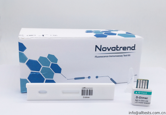 Good price D-Dimer ใช้การทดสอบการวินิจฉัยโดย Novatrend Fluorescence Immunoassay Analyzer ในมนุษย์ทั้งเลือด / เซรั่ม / พลาสม่า ออนไลน์