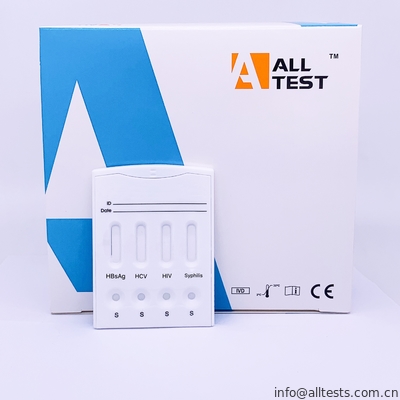 Good price Immunochromatographic ตรวจจับ HBsAg / HCV / HIV / Syphilis Combo Rapid Test Cassette ออนไลน์