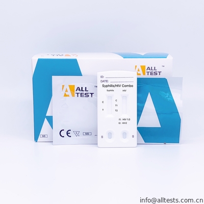 Good price AllTest Syphilis / HIV 1.2.O Combo Rapid Test Kits โรคติดเชื้อ ออนไลน์