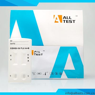 การทดสอบโรคติดเชื้อไวรัสโควิด -19 และไข้หวัดใหญ่ A + B Antigen