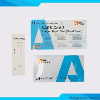 COVID-19 Antigen Rapid Test สำหรับการทดสอบด้วยตนเอง (CE OTC) (Nasal Swab)