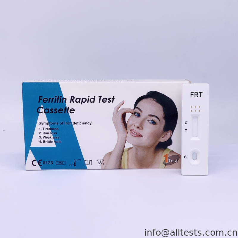 High Quilified Ferritin Rapid Diagnostic Test Cassette in Whole Blood
