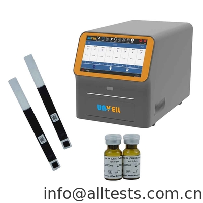 Good price ชุดทดสอบ CA125 CLIA 2.3 - 1,000 U/ML วิธีแซนด์วิชแอนติบอดีสองเท่า ออนไลน์