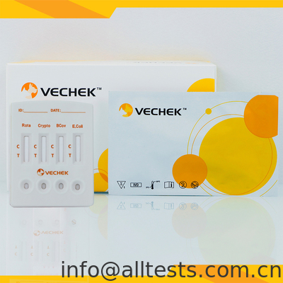 Good price Rotavirus Cryptosporidia Coronavirus E.Coli Antigen Combo Rapid Test Cassette สำหรับวัว ออนไลน์