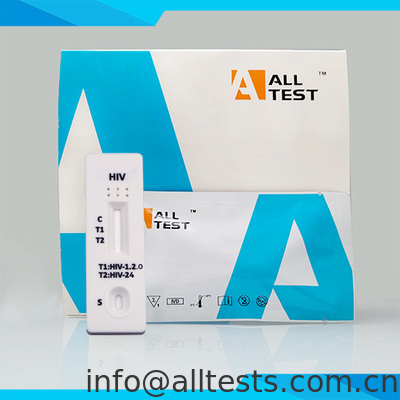 Good price HIV 1.2.O และ P24 ชุดทดสอบโรคติดต่ออย่างรวดเร็วสําหรับเลือดทั้งตัว / เซรั่ม / พลาสมา ออนไลน์