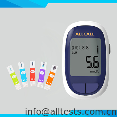 Good price ระบบติดตามกลูโคเซอร์ในเลือด GOD / Ketone / Uric Acid / คอเลสเตอรอัลรวม 4 ใน 1 ออนไลน์