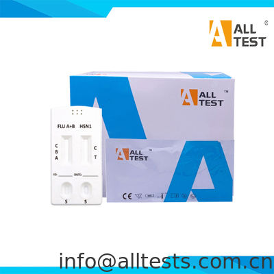 ราคาดี IFH5-525 -- ชุดตรวจอย่างเร็วแบบรวมแอนติเจนไข้หวัดใหญ่ A/B+H5N1 (Swab) ออนไลน์