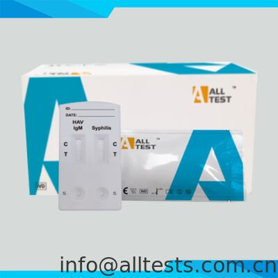ราคาดี IHAS-425 -- HAV IgM& Syphilis Combo Rapid Test (เลือดทั้งตัว/กรดเลือด/พลาสมา) ออนไลน์