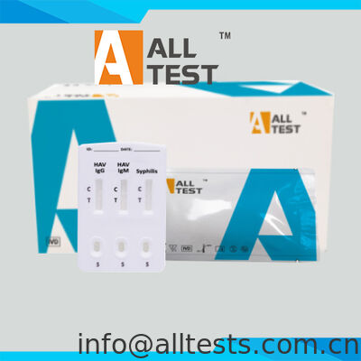 ราคาดี HAV IgG/IgM และ Syphilis Combo Rapid Test (เลือดทั้งตัว/กรดเลือด/พลาสมา) ออนไลน์