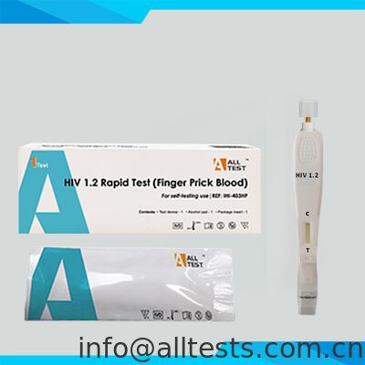 ราคาดี ชุดตรวจ HIV 1.2 แบบรวดเร็ว IHI-403HP สำหรับตรวจด้วยตนเองจากเลือดปลายนิ้ว ออนไลน์