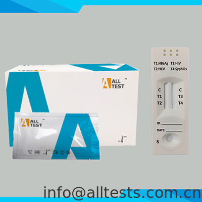 ราคาดี ชุดตรวจ HBsAg/HCV และ HIV/Syphilis แบบรวดเร็ว อ่านผลใน 15 นาที ความแม่นยำสูงสำหรับตัวอย่างเลือดทั้งหมด/ซีรั่ม/พลาสมา ออนไลน์