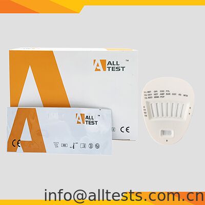 ราคาดี ชุดตรวจหาน้ำลายแบบรวดเร็วหลายชนิด พร้อมเวลาอ่านผล 3~10 นาที, ได้รับการรับรอง CE, และทดสอบยาได้สูงสุด 17 ชนิด ออนไลน์