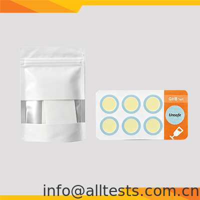 ราคาดี การตรวจสอบเครื่องดื่ม สติ๊กเกอร์การตรวจสอบ GHB ด้วยเวลาอ่าน 1 วินาทีและขนาดชุด 6T สําหรับการตรวจสอบ GHB อย่างรวดเร็ว ออนไลน์