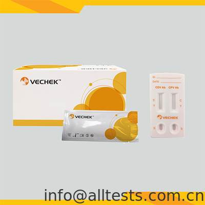 ราคาดี แคสเซ็ตทดสอบด่วน CDV + CPV Antibody Combo สําหรับโรคหมาและ Parvovirus ด้วยเวลาอ่าน 10 นาทีและความแม่นยําสูง ออนไลน์