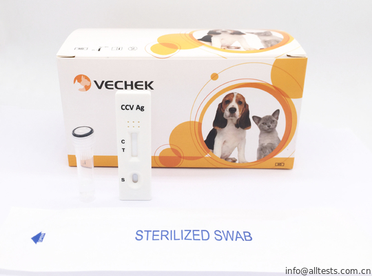 Good price Canine Coronavirus (Ccv) ชุดทดสอบ Rapid Antigen ตามรูปแบบของแซนด์วิชที่ง่ายและสะดวก ออนไลน์