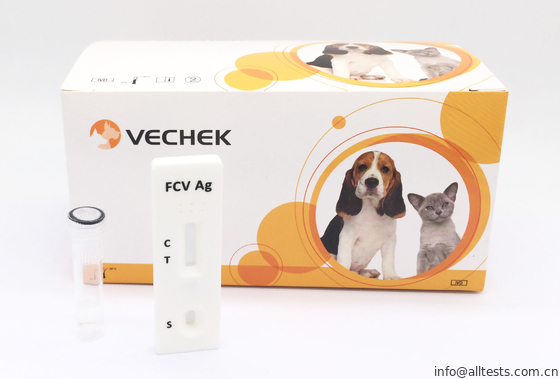 Good price Feline Calicivirus Ag Test ชุดทดสอบวินิจฉัยอย่างรวดเร็วพร้อมใช้งานง่าย ออนไลน์
