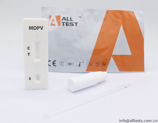 Good price MDPV ขั้นตอนเดียวเลือดครบกำหนด / ซีรัม / พลาสมาชุดทดสอบอย่างรวดเร็ว / Dipstick เชิงคุณภาพและเบื้องต้น ออนไลน์