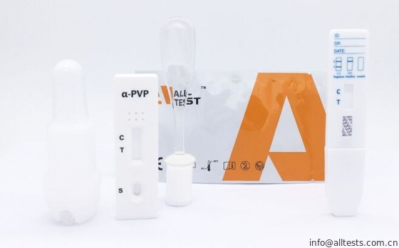 Good price 300 Ng / ML ชุดทดสอบการวินิจฉัยการละเมิดของยาα - Pyrrolidinovalerophenone α - PVP ของเหลวในช่องปาก ออนไลน์