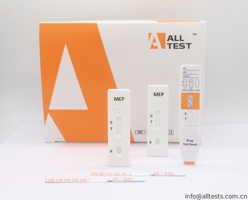 Good price ชุดทดสอบยาเสพติด Mephedrone การละเมิดหนึ่งขั้นตอนชุดทดสอบ Rdt ความไวแสงสูงใช้ง่าย ออนไลน์