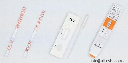 Good price Cotinine Rapid Diagnostic Dipstick, Cassette, PaneTest Kits, Nicotine Metabolite การตรวจสอบคุณภาพด้วย CE ที่ได้รับการรับรอง ออนไลน์