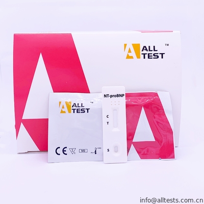 Good price การทดสอบการวินิจฉัยอย่างรวดเร็วที่ผ่านการรับรอง CE NT - proBNP Rapid Test Cassette ออนไลน์