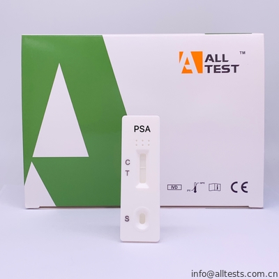 Good price การวินิจฉัยทางการแพทย์แอนติเจนเฉพาะต่อมลูกหมาก (PSA) ชุดทดสอบแบบรวดเร็วเชิงคุณภาพสำหรับความเสี่ยงมะเร็งต่อมลูกหมากด้วย CE0123 ออนไลน์