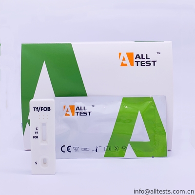 Good price การทดสอบวินิจฉัยโรคเลือดอย่างรวดเร็วฮีโมโกลบินมนุษย์ / Transferrin การตรวจสอบเชิงคุณภาพกับ CE ออนไลน์