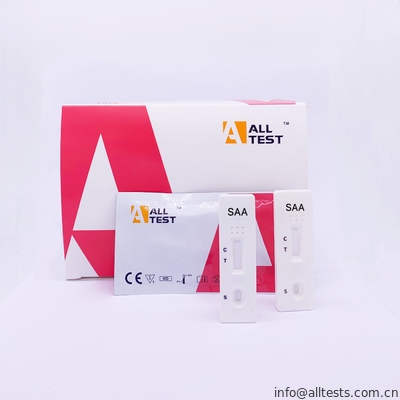 Good price SAA Rapid Test Cassette, ชุดทดสอบวินิจฉัยอย่างรวดเร็ว CE อนุมัติ ออนไลน์