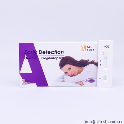Good price หนึ่งขั้นตอน OTC มนุษย์ Chorionic Gonadotropin HCG การตรวจสอบชุดวินิจฉัยอย่างรวดเร็วใช้ในบ้าน ออนไลน์
