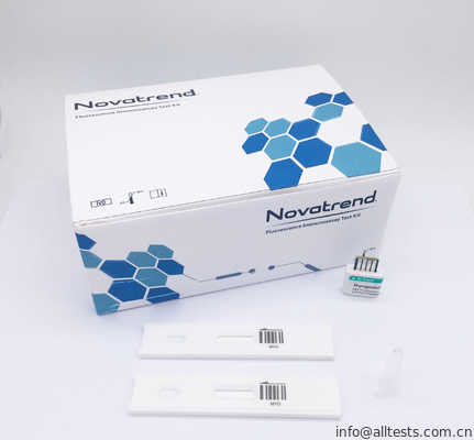 Good price Myoglobin ชุดทดสอบวินิจฉัยใช้โดย Novatrend Fluorescence Immunoassay Analyzer ในมนุษย์ทั้งเลือด / เซรั่ม / พลาสม่า ออนไลน์