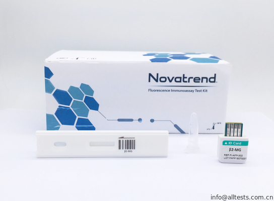 Good price micro2 microglobul Test ใช้กับเลือดมนุษย์ / ซีรั่ม / พลาสมาโดย Novatrend Fluorescence Immunoassay Analyzer ออนไลน์