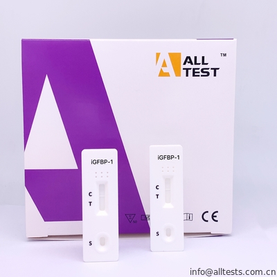 Good price Immunochromatographic Assay AllTest iGFBP-1 Rapid Test Cassette ในช่องคลอด ออนไลน์