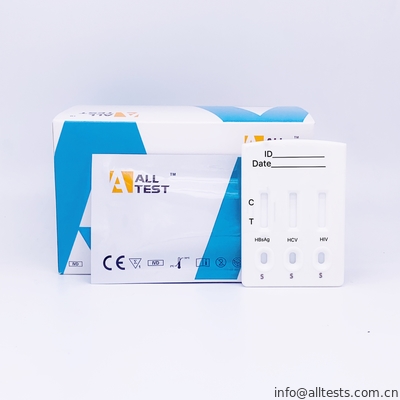 Good price คาสเซ็ตเทปทดสอบแบบเร็ว Combo HBsAg / HCV / HIV พร้อมตัวอย่างซีรั่ม / พลาสมา ออนไลน์
