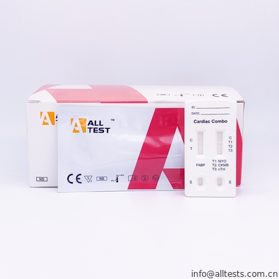Good price การทดสอบการวินิจฉัยอย่างรวดเร็ว H - FABP และ Myoglobin / CK - MB / Troponin I Combo ออนไลน์