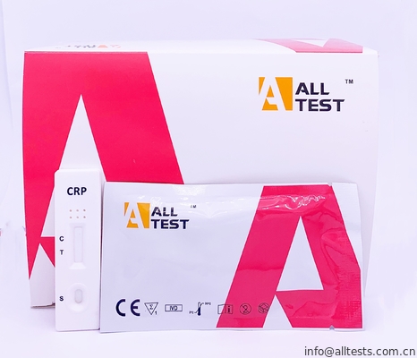 Good price CRP Rapid Test Cassette วินิจฉัยเลือดการทดสอบอย่างรวดเร็ว Chromatographic Immunoassay ออนไลน์