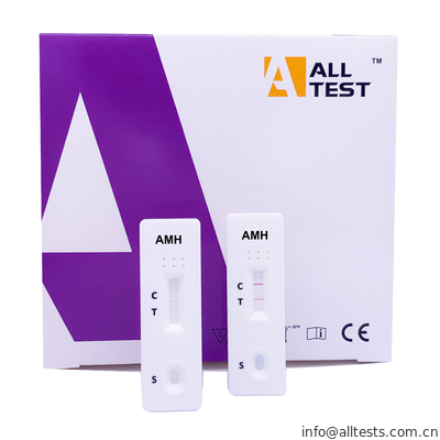 Good price AMH Rapid Test Cassette พร้อมทั้งเลือด / เซรั่ม / พลาสม่าสำหรับการทำงานของรังไข่ ออนไลน์