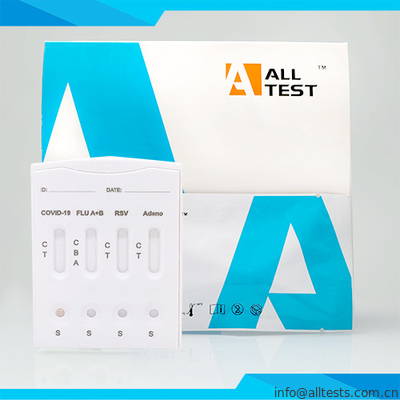 Good price COVID-19 ไข้หวัดใหญ่ A+B RSV Adenovirus Antigen Combo Rapid Test ออนไลน์
