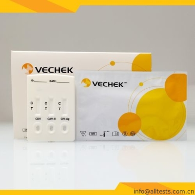 Good price CDV + CAV - II + CIV Antigen Combo Rapid Test Cassette Secretions ออนไลน์